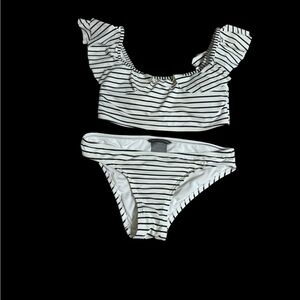 Vince Camuto Black & White 2 PC Swimsute